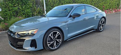Gray 2022 Audi e-tron GT Prestige