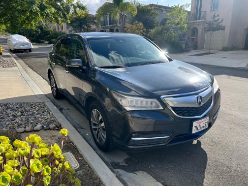 Gray 2016 Acura MDX 3.5L w/Technology Package