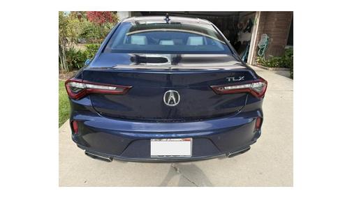 Blue 2022 Acura TLX Technology