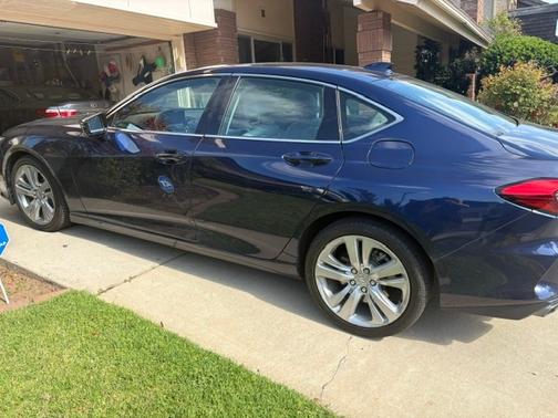 Blue 2022 Acura TLX Technology