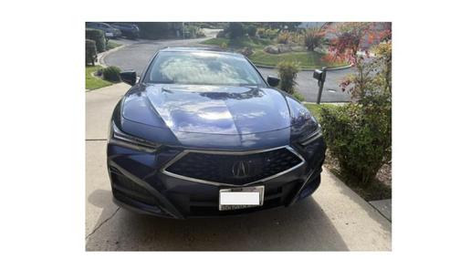 Blue 2022 Acura TLX Technology