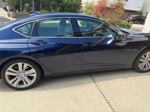 Blue 2022 Acura TLX Technology