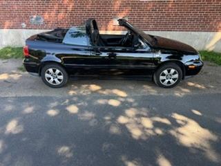 Black 2002 Volkswagen Cabrio GLX