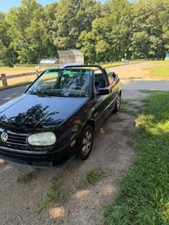 Black 2002 Volkswagen Cabrio GLX