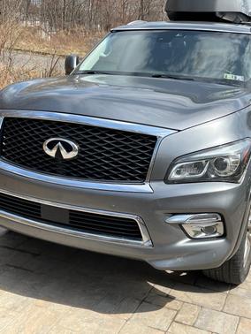 Gray 2017 INFINITI QX80 Base
