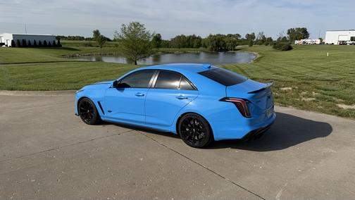 Blue 2022 Cadillac CT4-V Blackwing