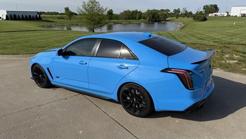 Blue 2022 Cadillac CT4-V Blackwing