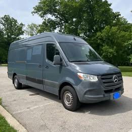 Blue 2019 Mercedes-Benz Sprinter 2500 High Roof