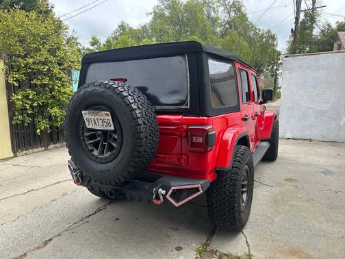 Red 2020 Jeep Wrangler Unlimited Sahara