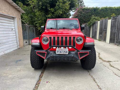 Red 2020 Jeep Wrangler Unlimited Sahara