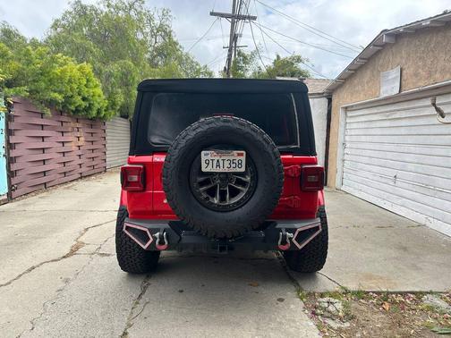 Red 2020 Jeep Wrangler Unlimited Sahara