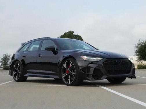Black 2023 Audi RS 6 Avant 4.0T