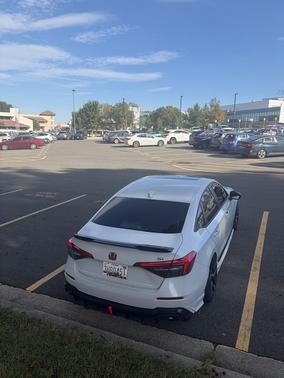 White 2023 Honda Civic Si Base
