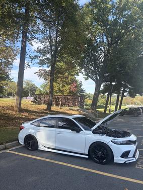 White 2023 Honda Civic Si Base