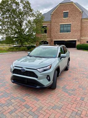 Green 2023 Toyota RAV4 Hybrid XLE Premium