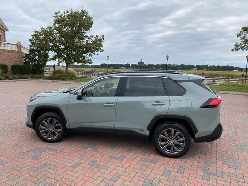 Green 2023 Toyota RAV4 Hybrid XLE Premium