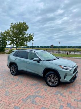 Green 2023 Toyota RAV4 Hybrid XLE Premium