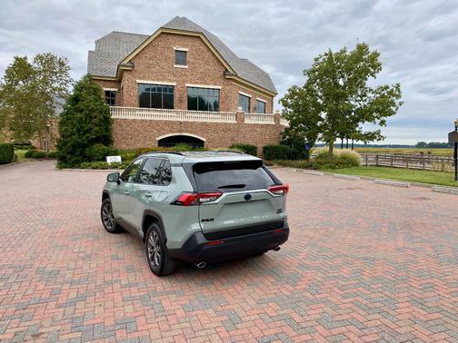 Green 2023 Toyota RAV4 Hybrid XLE Premium