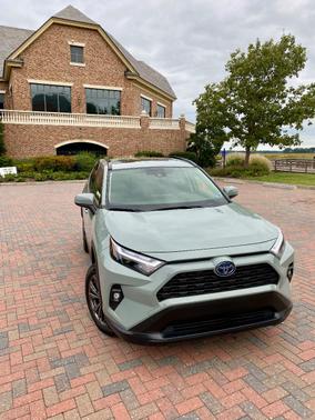 Green 2023 Toyota RAV4 Hybrid XLE Premium