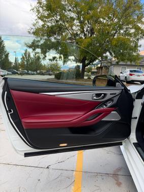White 2018 INFINITI Q60 3.0t Red Sport 400
