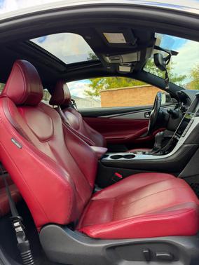 White 2018 INFINITI Q60 3.0t Red Sport 400