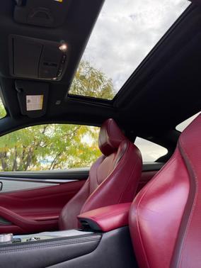 White 2018 INFINITI Q60 3.0t Red Sport 400