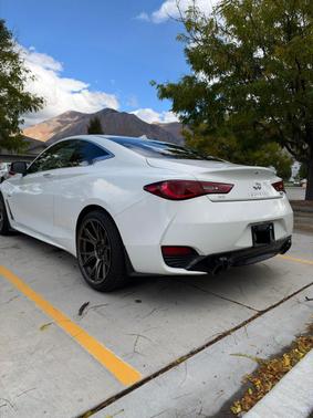 White 2018 INFINITI Q60 3.0t Red Sport 400