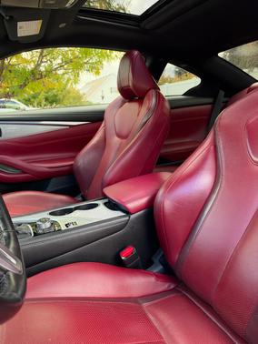 White 2018 INFINITI Q60 3.0t Red Sport 400