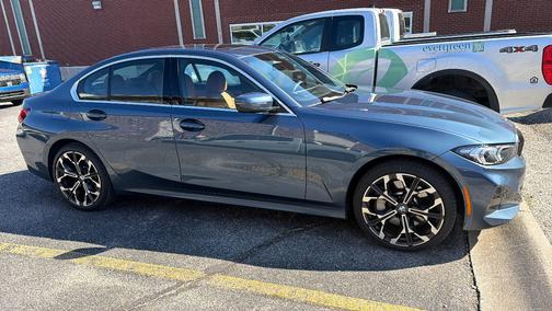 Blue 2025 BMW 330 i xDrive