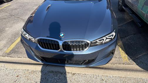 Blue 2025 BMW 330 i xDrive