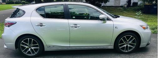 Silver 2015 Lexus CT 200h Premium