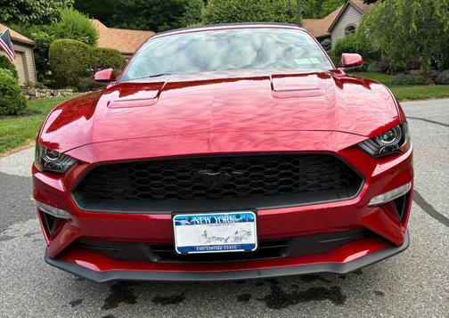 Red 2020 Ford Mustang EcoBoost
