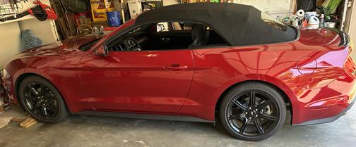 Red 2020 Ford Mustang EcoBoost