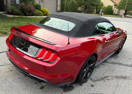 Red 2020 Ford Mustang EcoBoost