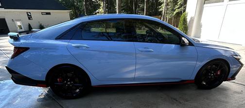 Blue 2025 Hyundai ELANTRA N Base