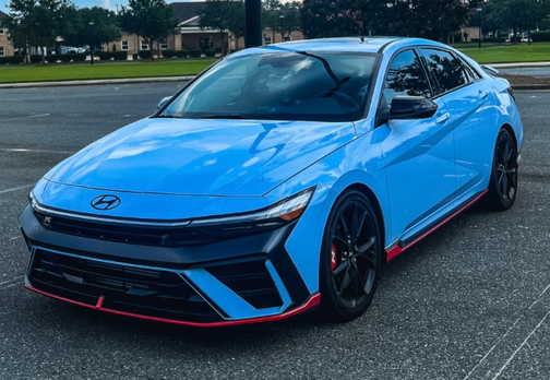 Blue 2025 Hyundai ELANTRA N Base