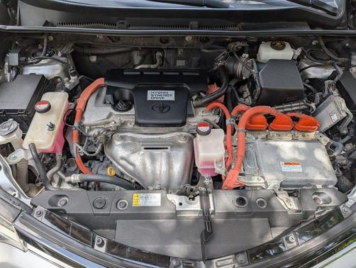 Silver 2016 Toyota RAV4 Hybrid XLE