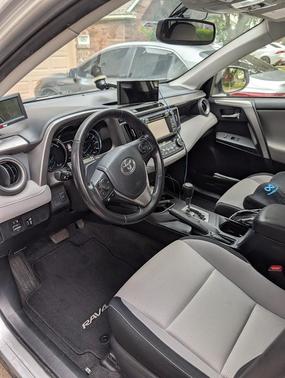 Silver 2016 Toyota RAV4 Hybrid XLE