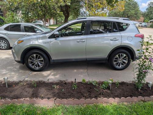 Silver 2016 Toyota RAV4 Hybrid XLE