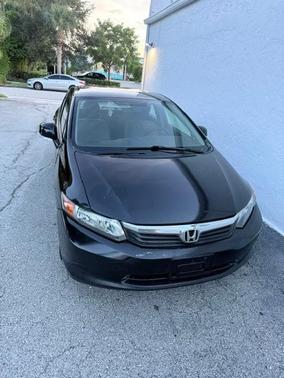 Black 2012 Honda Civic LX