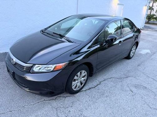 Black 2012 Honda Civic LX