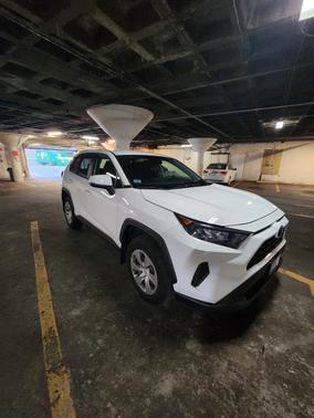 White 2022 Toyota RAV4 LE