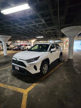 White 2022 Toyota RAV4 LE