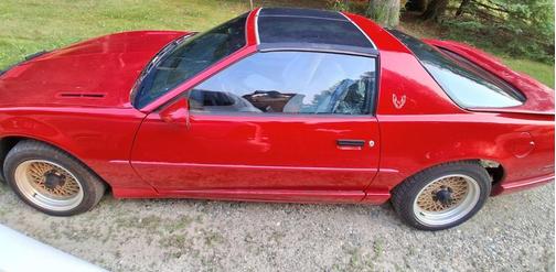 Red 1992 Pontiac Firebird Trans Am
