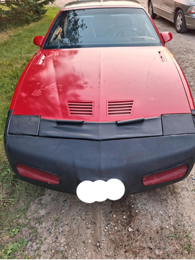 Red 1992 Pontiac Firebird Trans Am