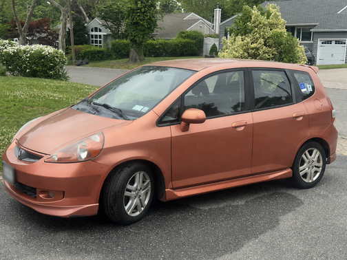 Orange 2007 Honda Fit Sport