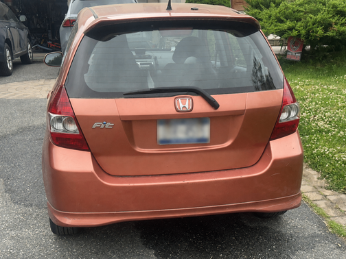 Orange 2007 Honda Fit Sport