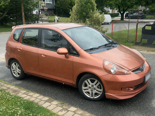 Orange 2007 Honda Fit Sport