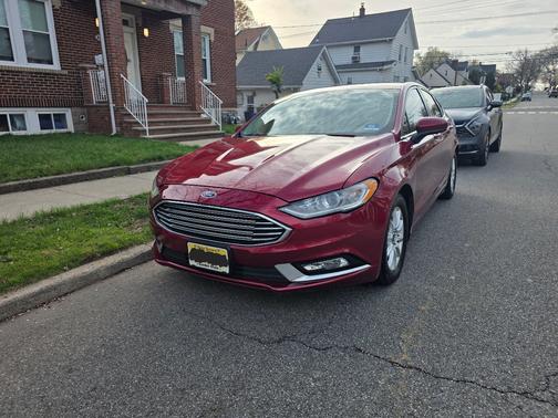 Red 2018 Ford Fusion S
