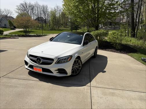 White 2020 Mercedes-Benz AMG C 43 4MATIC